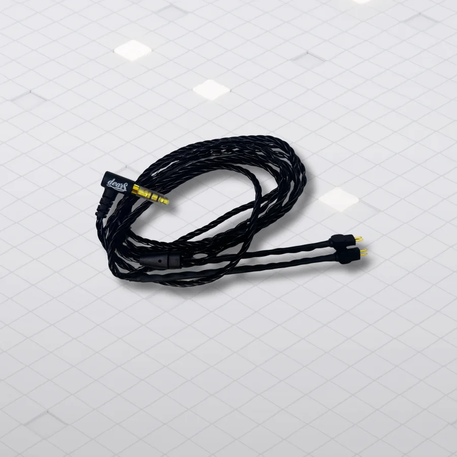 Cable dearS 2-pin, disponible en negro y plata