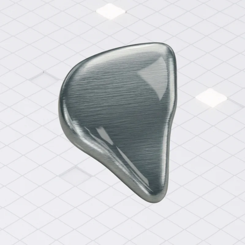 Faceplate de aluminio cepillado · Serie Hard
