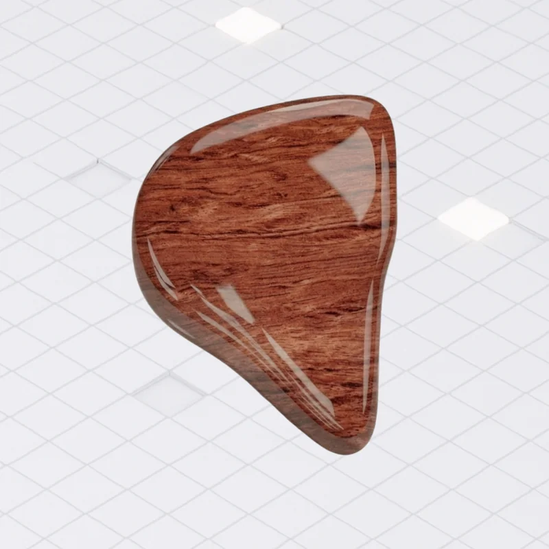 Faceplate de madera Bubinga