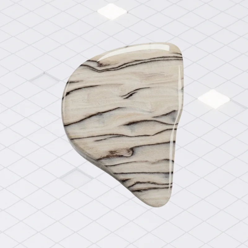Faceplate de madera Icewood White