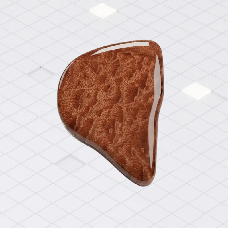 Faceplate de madera Sapele