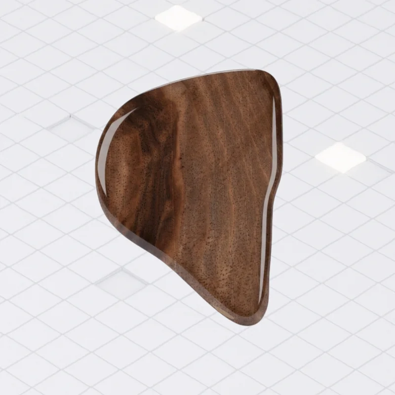 Faceplate de madera Walnut